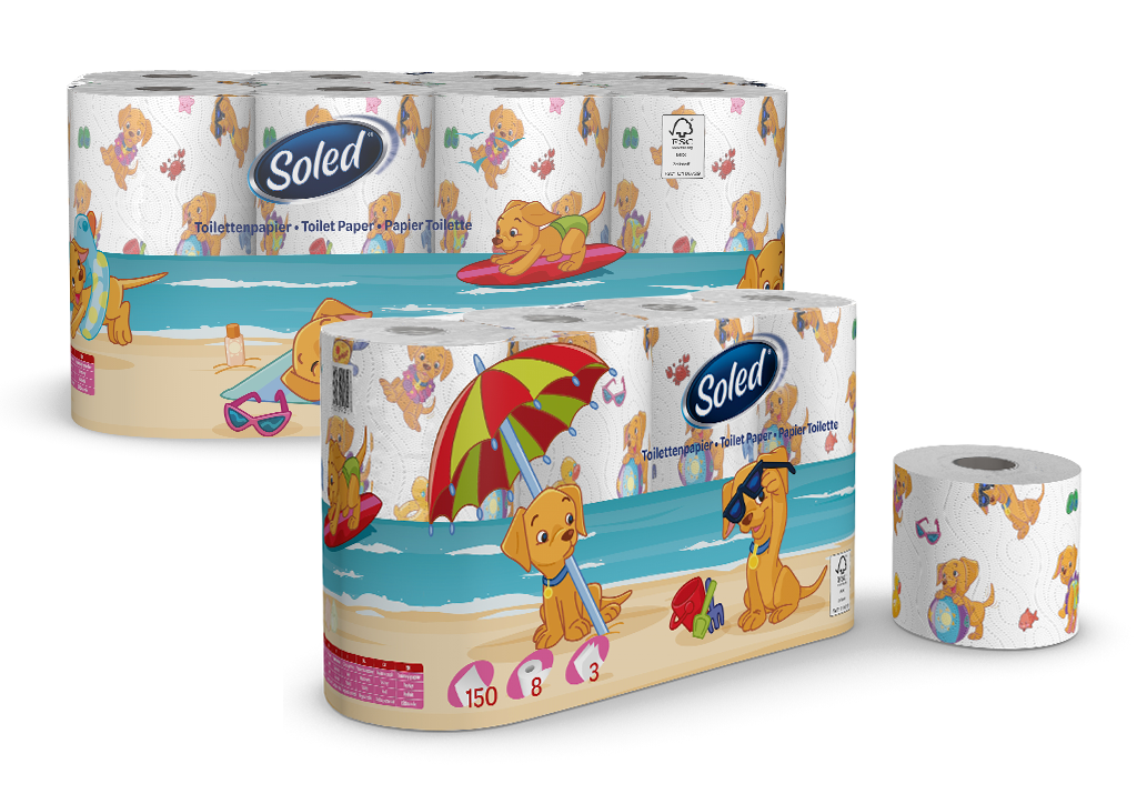 Soled Sommer Edition Toilettenpapier
